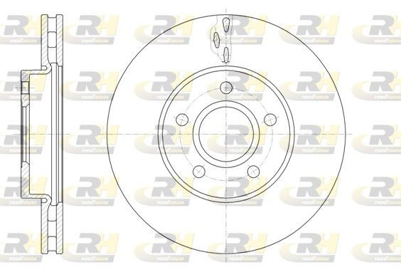ROADHOUSE Piduriketas 61560.10 61560.10 Pidurikettad FORD FIESTA ROADHOUSE