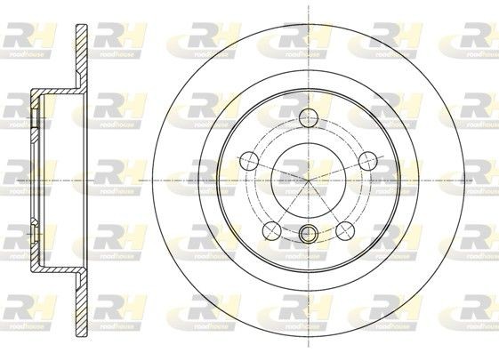 ROADHOUSE Brake disc 61597.00 BMW 2 Series ROADHOUSE brake discs 6159700
