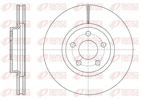 REMSA Disque de frein 61603.10 61603.10 Disque de frein sport REMSA FORD FOCUS