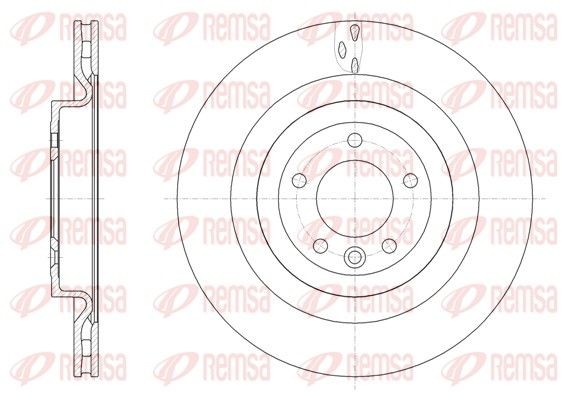 REMSA Piduriketas 61612.10 Pidurikettad REMSA LAND ROVER 61612.10