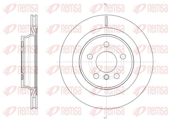 REMSA Disco freno 61632.10 REMSA 61632.10 Disco freno ALPINA D3 Coupe (E92) 2.0 Bi-Turbo 214 CV 2008