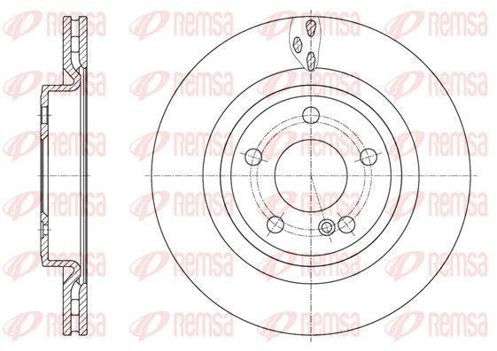REMSA Piduriketas 61633.10 61633.10 REMSA Piduriketas Mercedes-Benz odav