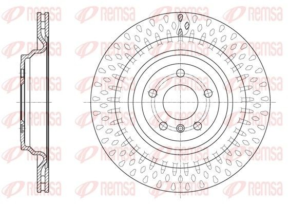 REMSA Piduriketas 61635.10 REMSA Pidurikettad MERCEDES-BENZ 61635.10