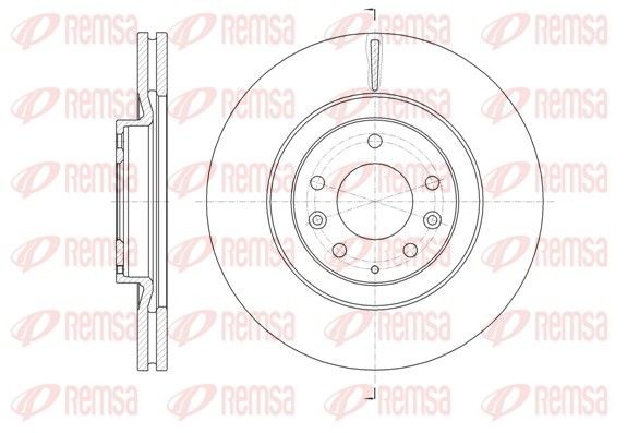 REMSA Bromsskiva 61638.10 MAZDA bromsskivor REMSA 61638.10