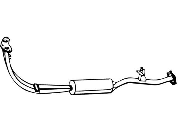 Voordemper VEGAZ SZR-3 VEGAZ SZR-3 Voorpijp SUZUKI VITARA 2018