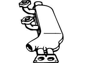 VEGAZ Exhaust Pipe WT-127 VEGAZ WT-127 VW T3 Transporter exhaust pipe replacement