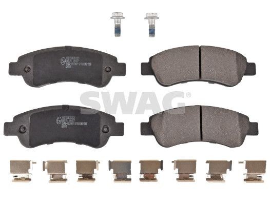 SWAG Bromsbelägg 62 91 6814 62 91 6814 SWAG bromskloss CITROЁN C4