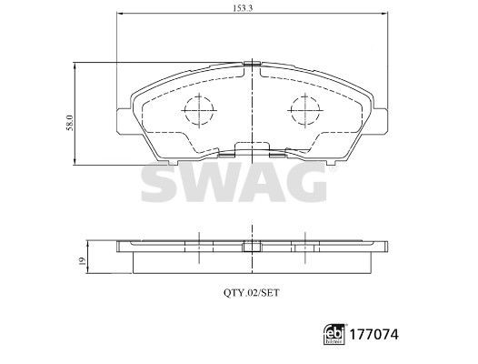 SWAG Gaisa filtrs 62 93 2212 62 93 2212 SWAG Gaisa filtrs Citroën lēti