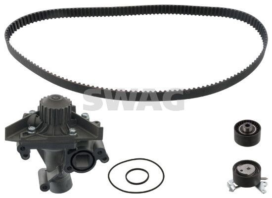 SWAG Distributieriem set + waterpomp 62 94 6410 Distributieset met waterpomp SWAG DS5 62 94 6410 goedkoop