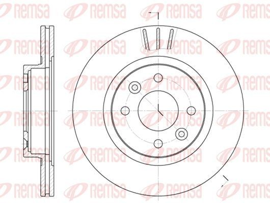KAWE Bromsskiva 6204 10 Bromsskivor MASERATI KAWE 6204 10