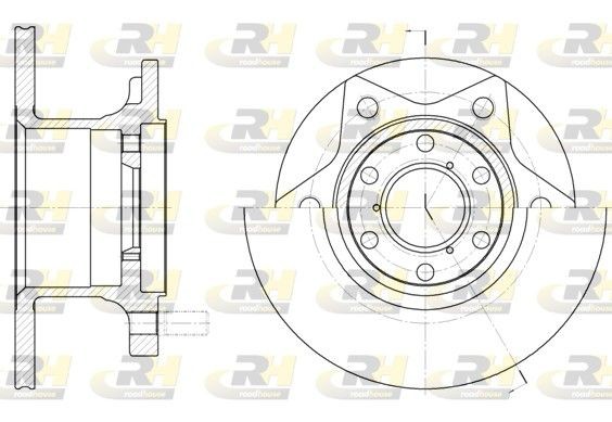 ROADHOUSE Bromsskiva 6242.00 6242.00 ROADHOUSE bromsskivor ALFA ROMEO ALFASUD