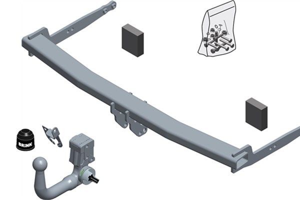 Ťažné zariadenie BRINK 625200 BRINK 625200 Ťažné zariadenia AUDI A1 2017