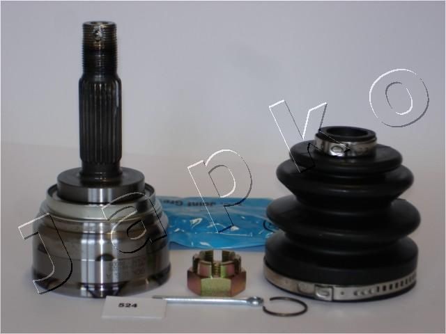 JAPKO Ledsats, drivaxel 62524 62524 JAPKO drivknut JEEP CHEROKEE
