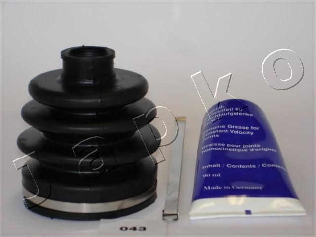 Putekļusargu komplekts, Piedziņas vārpsta JAPKO 63043 JAPKO 63043: Pusass putekļu gumijas Daihatsu TERIOS 2012