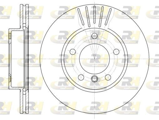ROADHOUSE Brake disc 6324.10 BMW 2 Series ROADHOUSE brake discs 632410