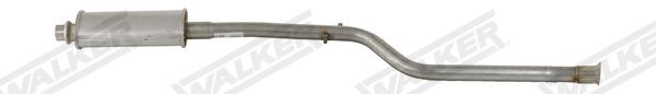 WALKER Uitlaat middendemper 17377 Citroën XSARA Uitlaat middendemper WALKER 17377