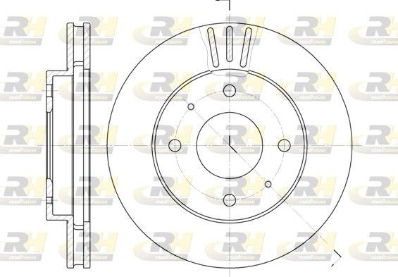 ROADHOUSE Disco freno 6394.11 6394.11 costo Dischi freno VOLVO V50 ROADHOUSE
