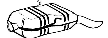 VEGAZ Takaäänenvaimentaja PGS-141 VEGAZ PGS-141 Peugeot 405 Sedan äänenvaimennin