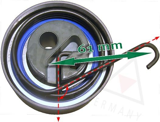 AUTEX Napínacia kladka ozubeného remeňa 641877 Napínacia kladka ozubeného remeňa AUTEX Opel VIVARO 641877