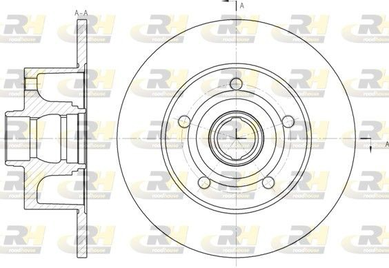 ROADHOUSE Bremseskive 6431.00 Skive ROADHOUSE Subaru VIVIO 6431.00