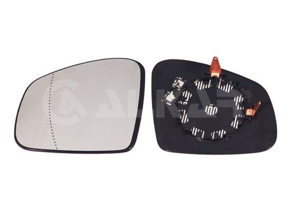 Mirror Glass, outside mirror ALKAR 6471191 ALKAR 6471191 SMART FORFOUR 2019 wing mirror replacement