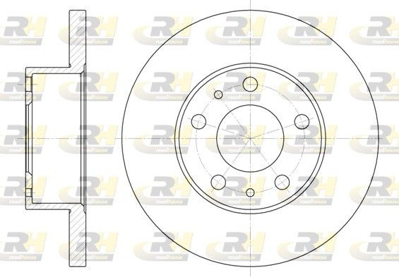 ROADHOUSE Remschijf 6473.00 6473.00 Remschijven ROADHOUSE SUBARU VIVIO