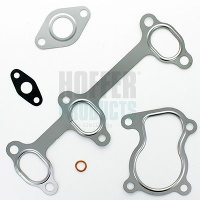 HOFFER Turbodúchadlo - montáżna sada 6500812 Montáżna sada pre výfukový systém HOFFER Volkswagen TRANSPORTER 6500812