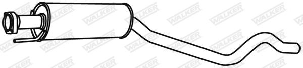 WALKER Middle silencer 19950 WALKER 19950 Volvo S80 middle silencer price