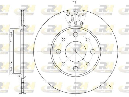 ROADHOUSE Disco freno 6517.10 6517.10 Dischi freno ALFA ROMEO 159 ROADHOUSE costo