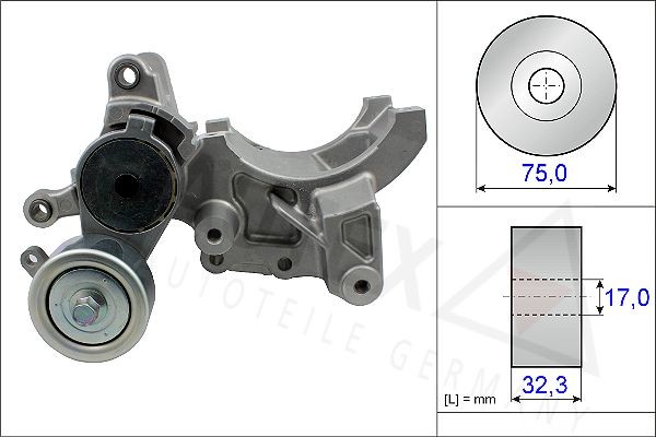 AUTEX Spannarm, Keilrippenriemen 654851 654851 AUTEX Spannelement für Keilrippenriemen MINI Kosten