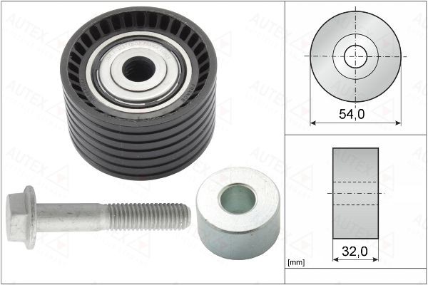 AUTEX Ohjainrulla, hammashihna 655112 655112 AUTEX Ohjainrulla, hammashihna BMW 5-sarja