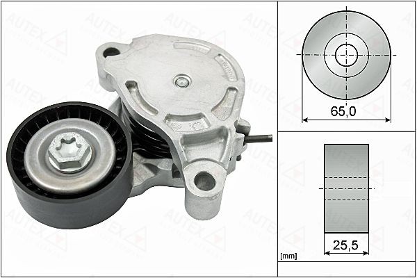 AUTEX Napinák rebrovaného klinového remeňa 655159 Napínacie rameno BMW AUTEX 655159