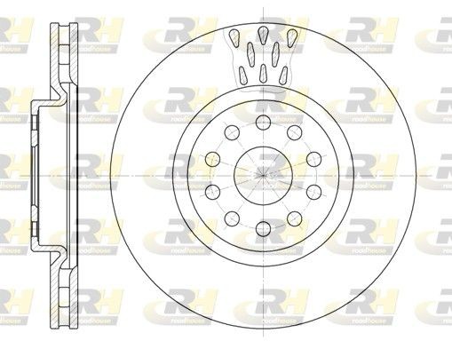 ROADHOUSE Bromsskiva 6563.10 6563.10 Bromsskivor ROADHOUSE ALFA ROMEO ALFASUD