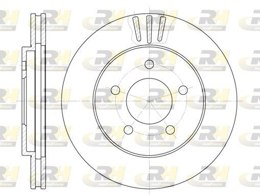 ROADHOUSE Δισκόπλακα 6564.10 6564.10 Δισκόπλακα TOYOTA 4 RUNNER ROADHOUSE