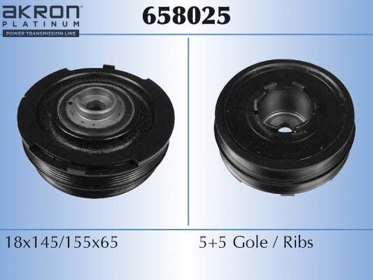 MALÒ Puleggia cinghia albero a gomiti 658025 658025 costo Puleggia albero motore MALÒ TOYOTA AVENSIS