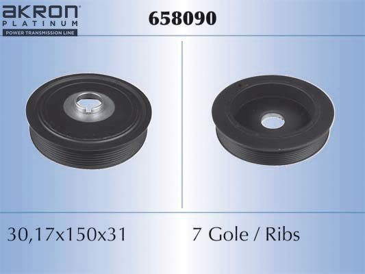 MALÒ Puleggia cinghia albero a gomiti 658090 658090 costo Puleggia albero motore MALÒ NISSAN TERRANO