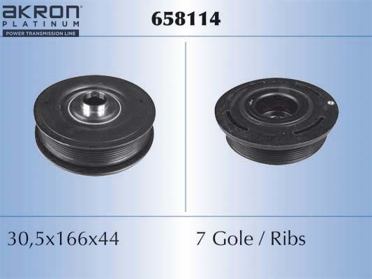 MALÒ Polia, cambota 658114 658114 Polia da cambota MALÒ HYUNDAI TUCSON