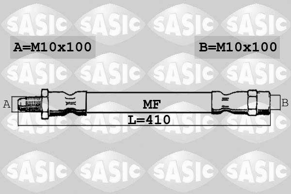 SASIC Bremseslange 6606097 Bremseslanger SASIC COUPE 6606097 billig