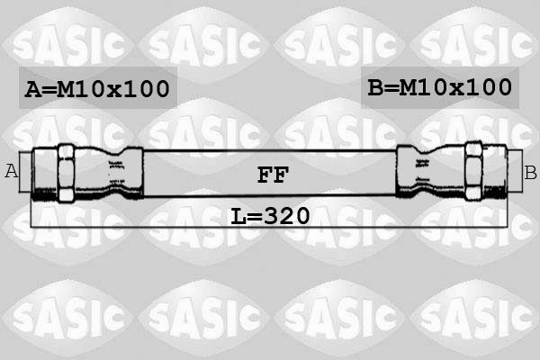 SASIC Remslang 6606180 Remslangen SASIC SKODA 6606180