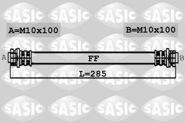 SASIC Bremseslange 6606210 6606210 Bremseslange TOYOTA COROLLA SASIC