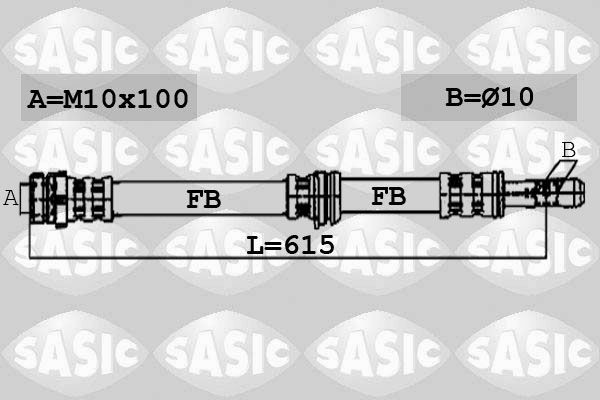 SASIC Remslang 6606248 Remslang SASIC SKODA 6606248