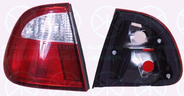 Rear light KLOKKERHOLM 66080724 KLOKKERHOLM 66080724 1999 SEAT CORDOBA rear lights replacement