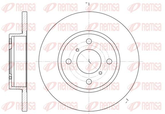 KAWE Δισκόπλακα 6621 00 6621 00 Δισκόπλακα SUZUKI BALENO KAWE