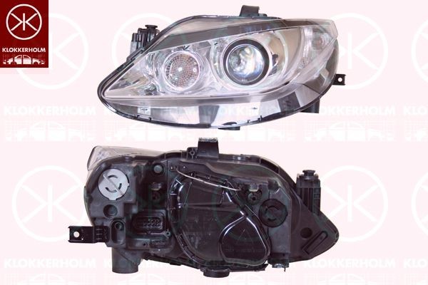 KLOKKERHOLM Koplamp 66210182A1 Seat MARBELLA Koplampen KLOKKERHOLM 66210182A1