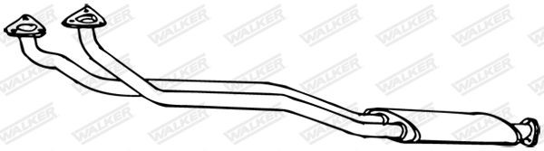 WALKER Mittenljuddämpare 21491 21491 Mellan ljuddämpare WALKER BMW 2-serie