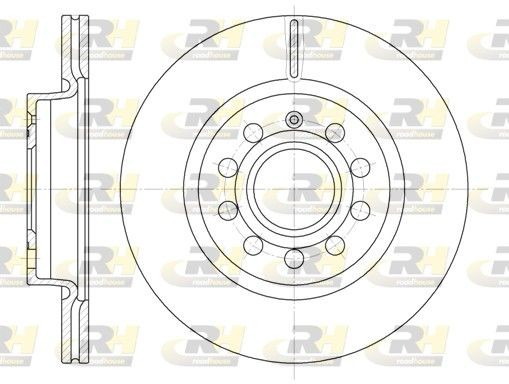 ROADHOUSE Bremseskive 6647.10 6647.10 Bremseskiver VW PASSAT ROADHOUSE