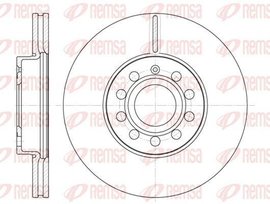 KAWE Δισκόπλακα 6648 10 6648 10 Δίσκοι φρένων SUZUKI BALENO KAWE