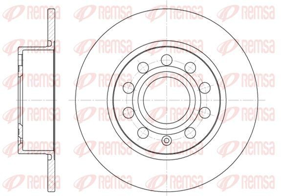 KAWE Piduriketas 6649 00 6649 00 Sport pidurikettad MERCEDES-BENZ B-klass KAWE