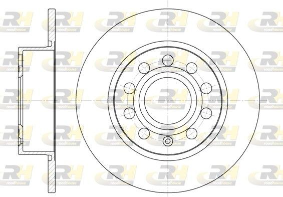 ROADHOUSE Bremseskive 6649.00 6649.00 Bremseskiver MERCEDES-BENZ B-Klasse ROADHOUSE