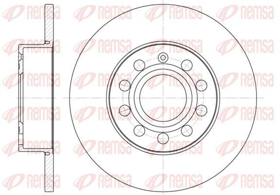 KAWE Disco de travão 6650 00 6650 00 KAWE Discos de travão desportivos Seat baratos